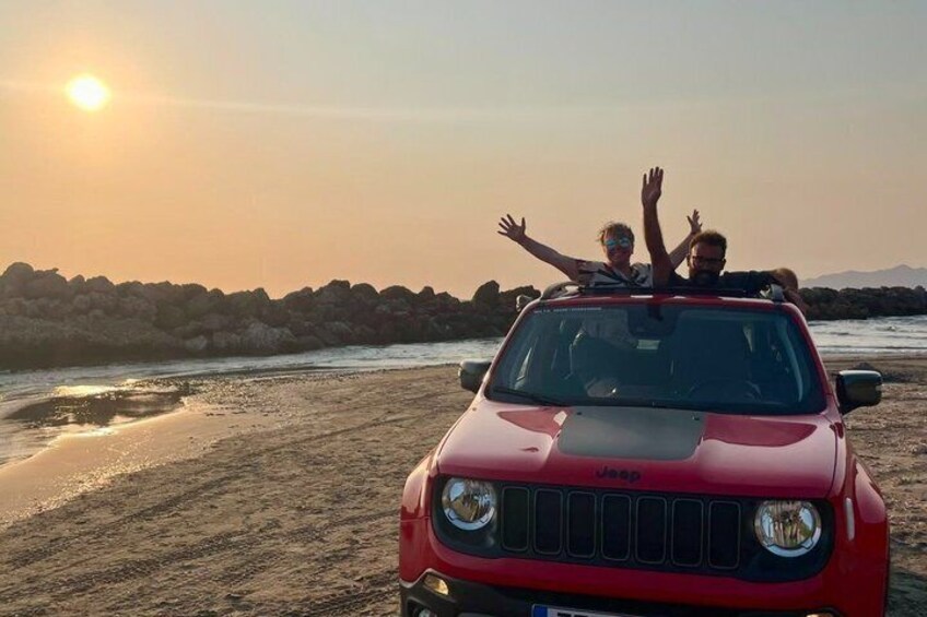 Corfu Private Jeep Sunset Experience: Scenic Views & Swimming 2
