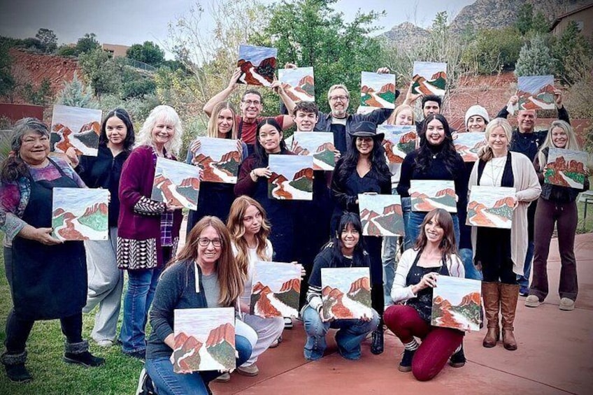 Private Group Paint Party Experience in Sedona 5
