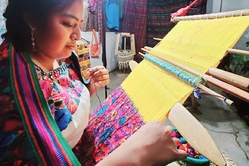San Antonio Aguascalientes Art and Textiles. From the cruise port of Puerto Quetzal. 1