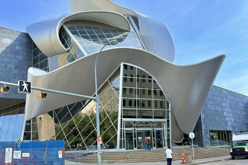 The Art Gallery of Alberta with very unique architecture 2