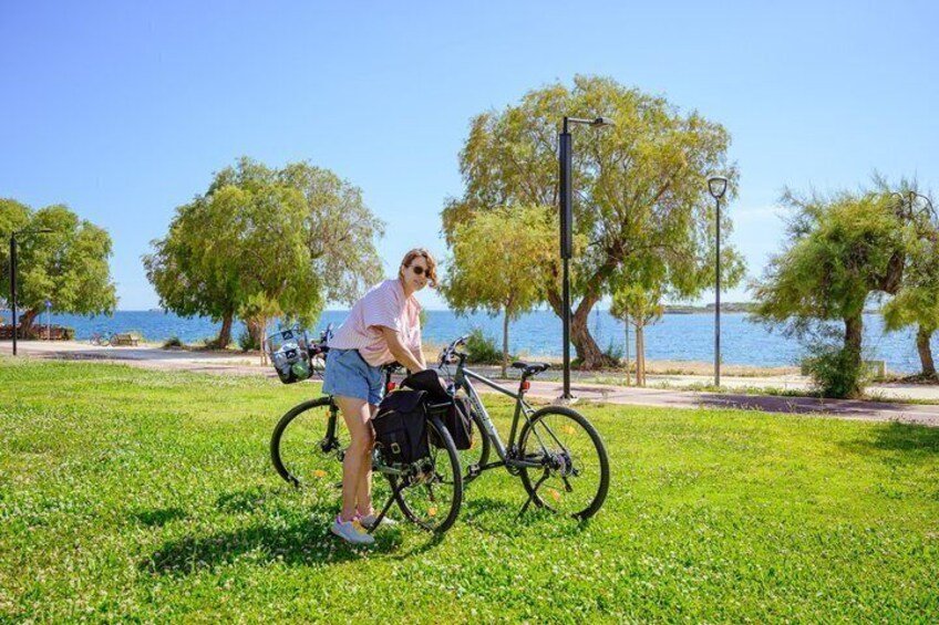 Shared Bike Ride Tour in Glyfada and Voula Coastline 3