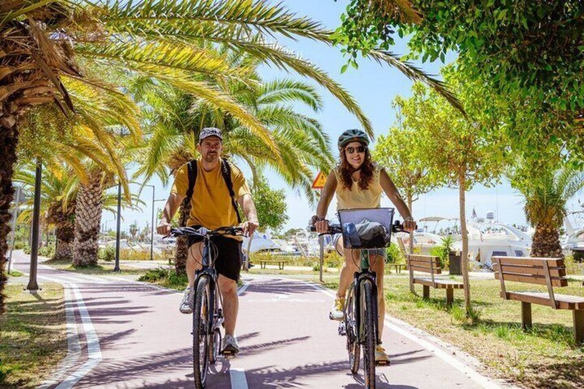 Shared Bike Ride Tour in Glyfada and Voula Coastline 1