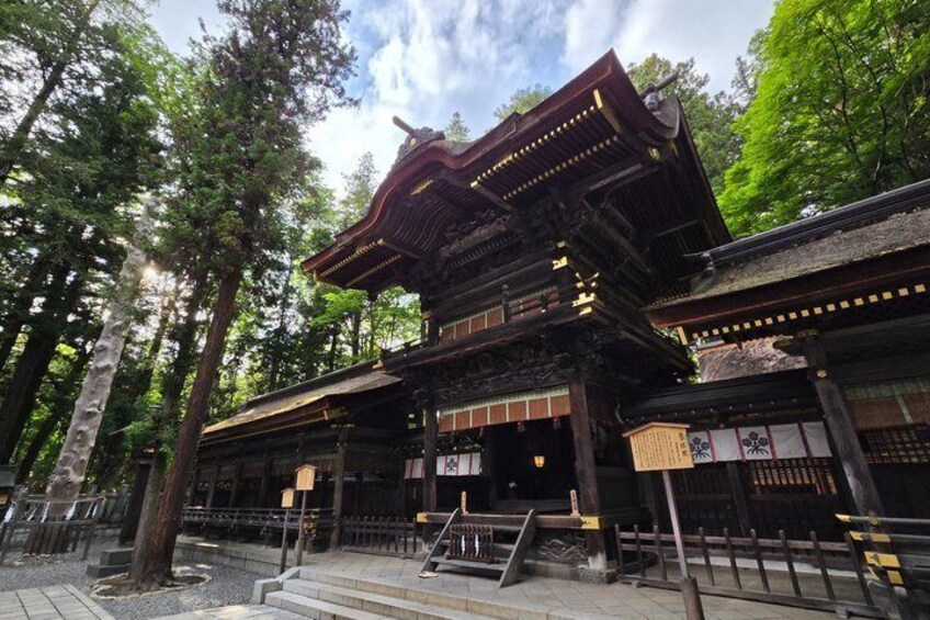 Nagano Shimosuwa Shrine Stone Buddha and Historic Town Walk 1
