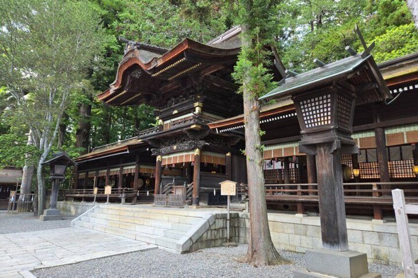 Nagano Shimosuwa Shrine Stone Buddha and Historic Town Walk 3