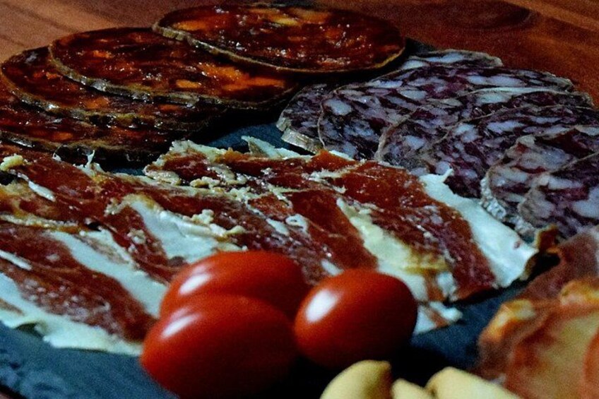 Entrance to the Flamenco Temple Room in Madrid with Tapas Option 4