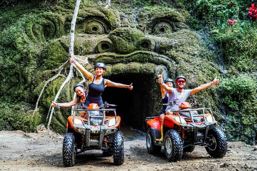 Picture 7 for Activity Ubud: Alasan ATV Ride to Gorilla Cave and Ayung Rafting Tour 1