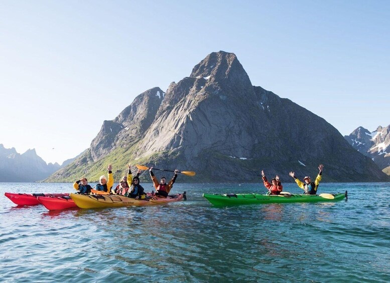 Picture 5 for Activity Lofoten Islands: Midnight Sun Kayaking Tour 2