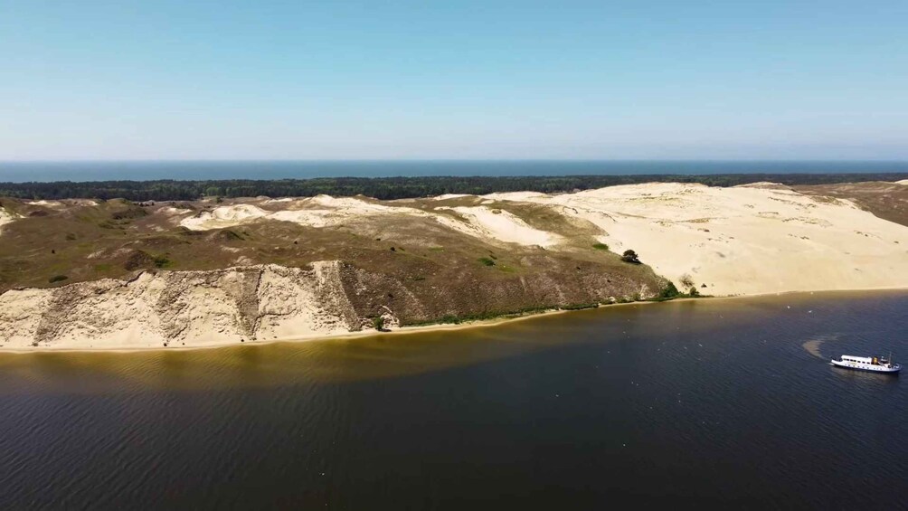 Picture 1 for Activity Juodkrantė: Dead Dunes Boat Tour on Historic Ship Forelle 3