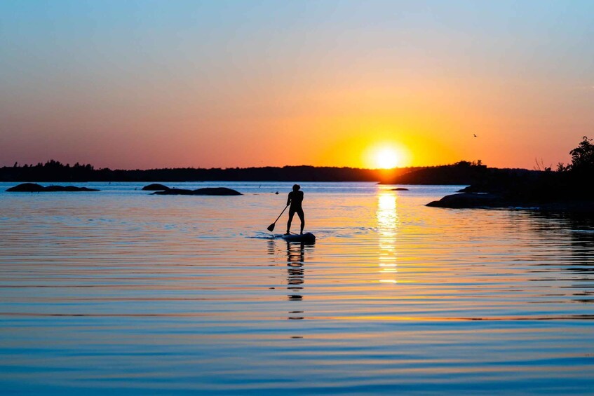 Jukkasjärvi: Midnight Sun Stand-Up Paddleboarding Tour 1
