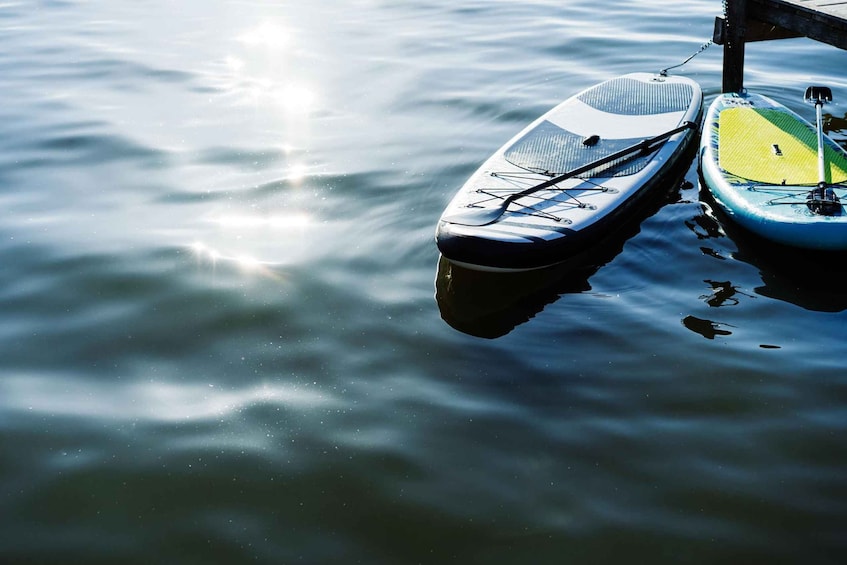 Picture 4 for Activity Jukkasjärvi: Midnight Sun Stand-Up Paddleboarding Tour 2