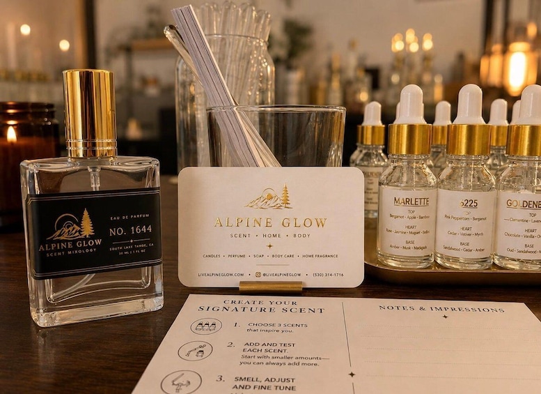 Lake Tahoe: Scent Mixology Perfume & Cologne Making 1