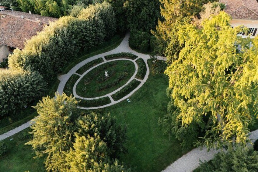 Entrance to the Gardens of Villa Togni with Audioguide 5