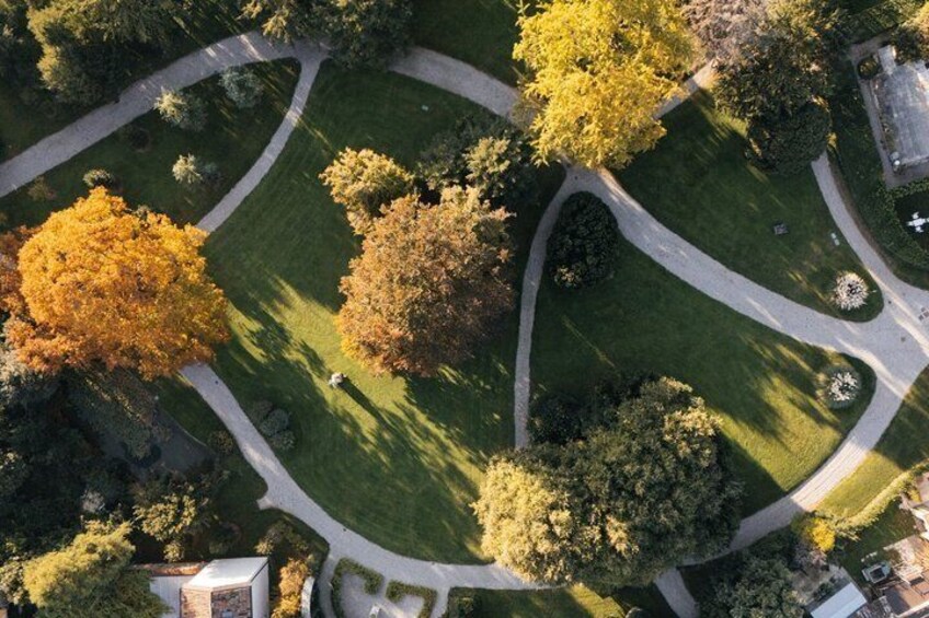 Entrance to the Gardens of Villa Togni with Audioguide 2
