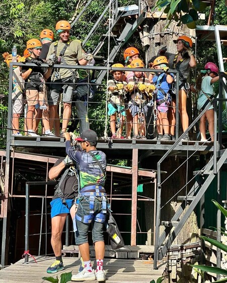 Picture 4 for Activity Samui Zipline FLY & Fun Tree Bridge Jungle Cafe & Waterfall 5