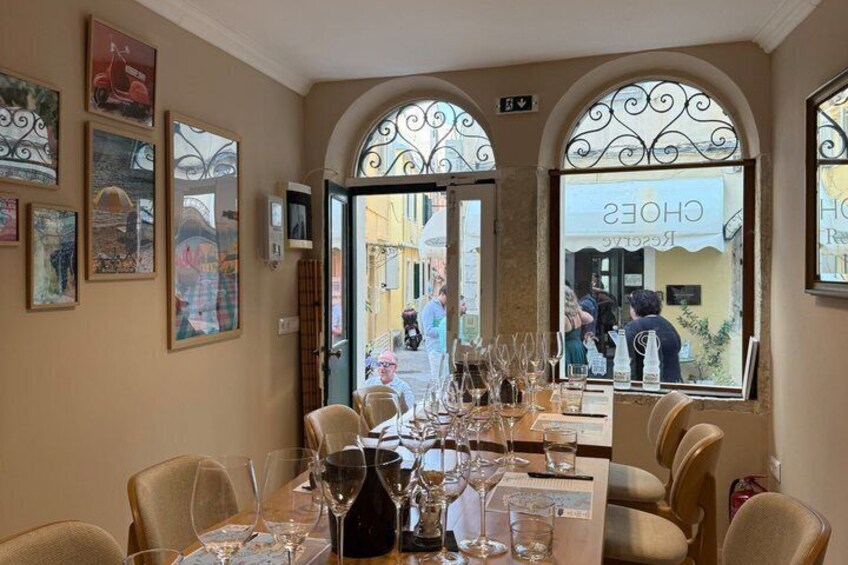 Boutique Greek Wine Tasting in Corfu Old Town 3