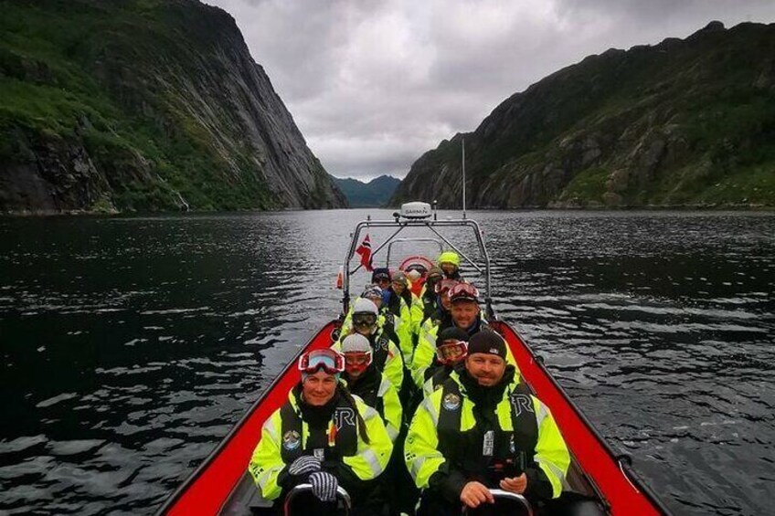 Trollfjord cruise from Stokmarknes with RIB boat 4