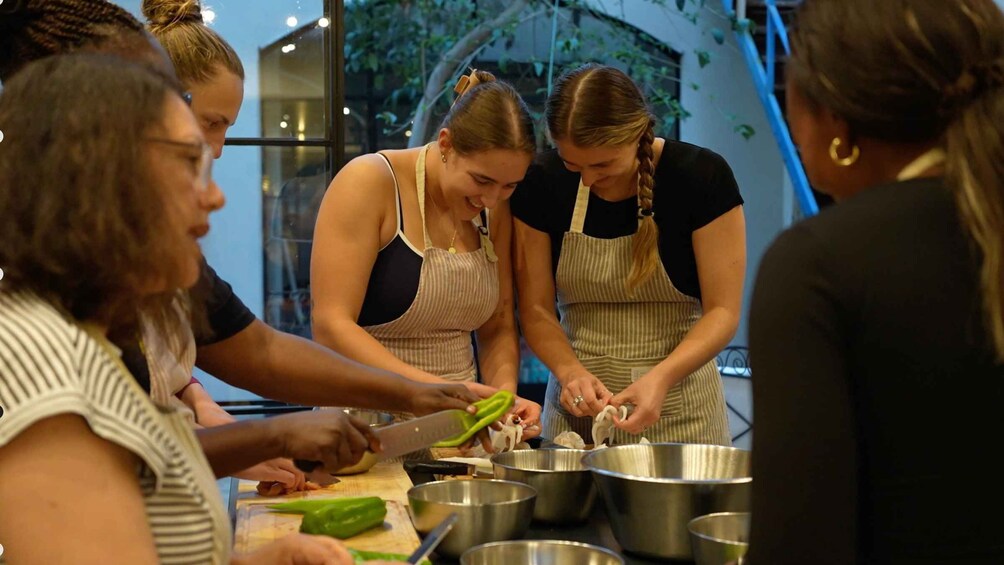Picture 1 for Activity Barcelona: Paella & Tapas Cooking Class with Sangria Making 2
