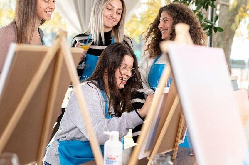 Mystery Paint and Sip Night at a Trendy Hotel in Tampa 1