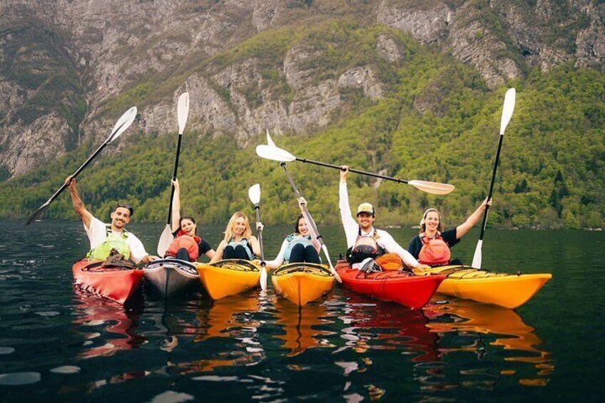 Small Group Guided Kayaking Tour on Lake Bohinj 5