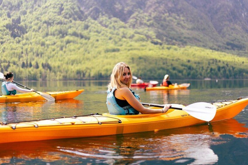 Small Group Guided Kayaking Tour on Lake Bohinj 5