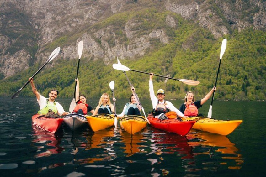 Small Group Guided Kayaking Tour on Lake Bohinj 5