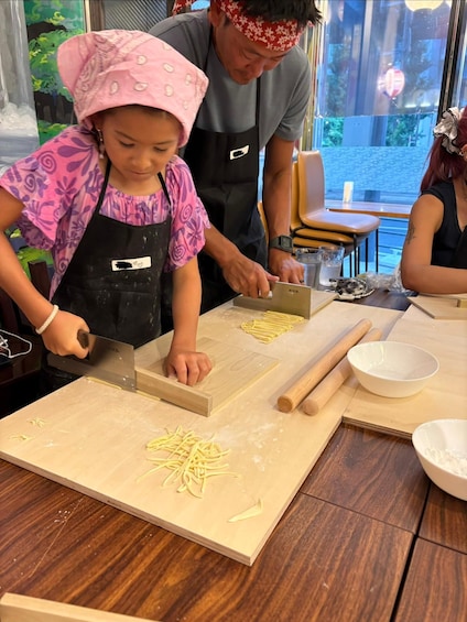 Picture 6 for Activity Tokyo: Family-Friendly Ramen Cooking Class for Kids 3