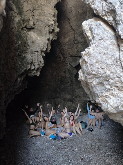 Picture 21 for Activity Rhodes: Sea kayaking in Caves, Hidden Coves and Crystal Clear Waters 5