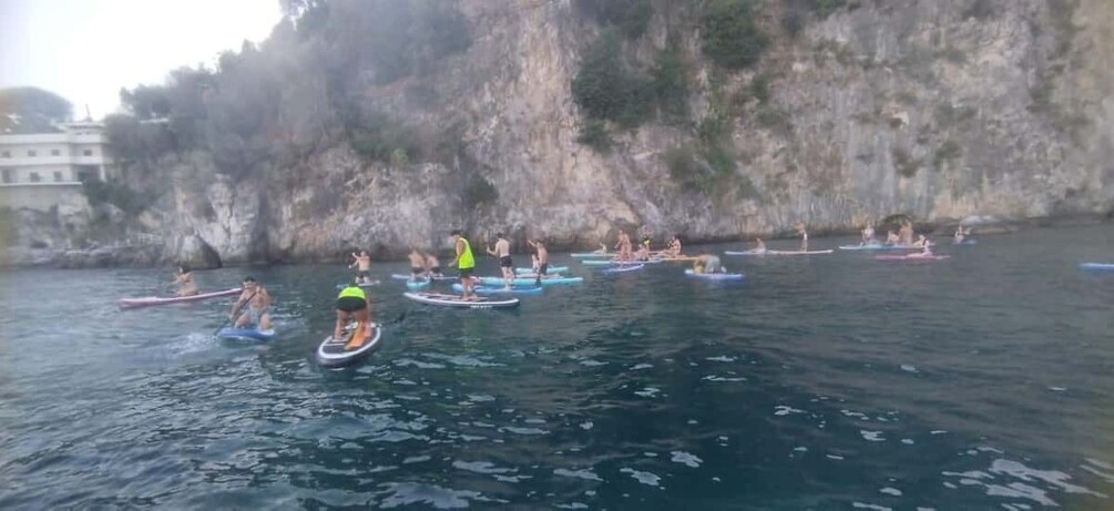 Picture 5 for Activity Amalfi Coast: Guided SUP Tour to Hidden Beaches & Sea Caves 3