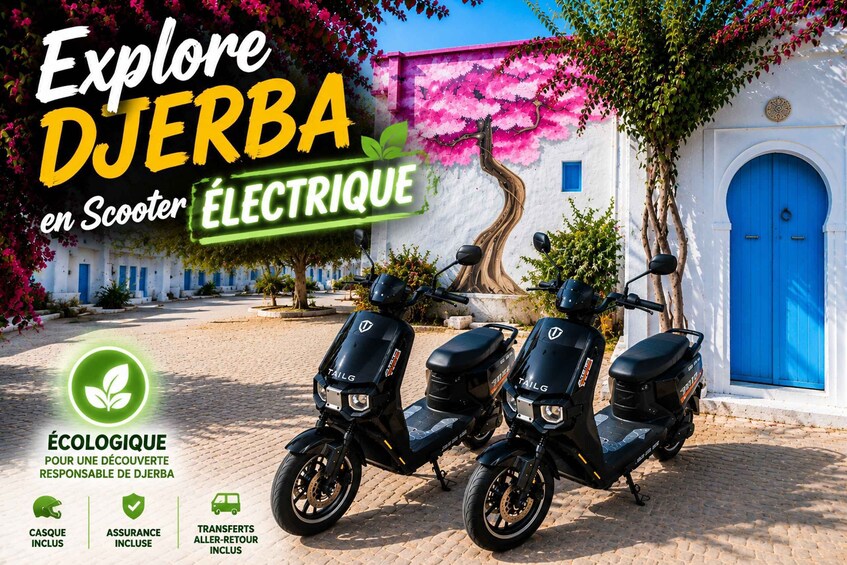 Djerba: Discover the island in an eco-responsible way on an e-scooter 1