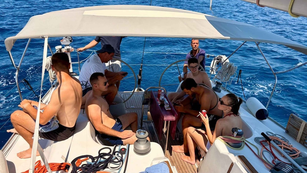Picture 6 for Activity Pula: Private Sailing Tour with Tapas, Drinks and Swim Stops 4