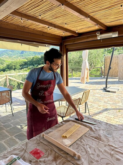 Picture 1 for Activity Tuscany: Pasta & Tiramisù Cooking Class with Organic Wine 2