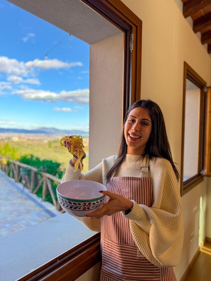 Tuscany: Pasta & Tiramisù Cooking Class with Organic Wine 1