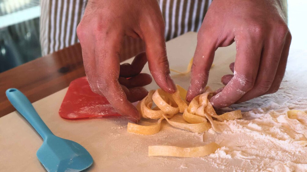 Picture 10 for Activity Tuscany: Pasta & Tiramisù Cooking Class with Organic Wine 5