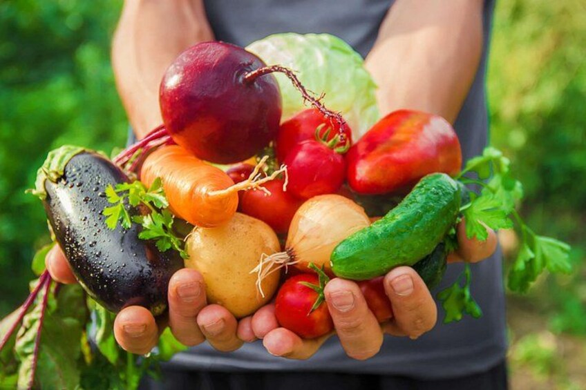 Fresh veggies and herbs 3