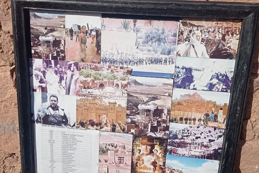 A collage of historical photos and a list of names. 5