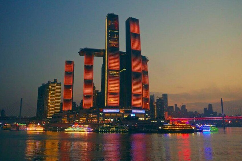 Chongqing Two River Night Cruise (Drone show on Saturday) 3