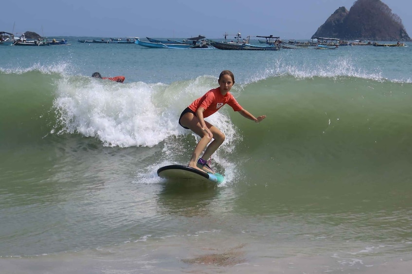 Picture 2 for Activity Lombok: Surfing Lesson & Waterfalls Tour with Transfer 2
