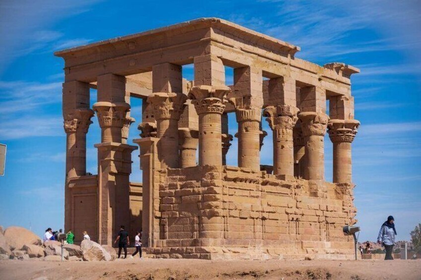 Ancient columns of a historical structure. 2