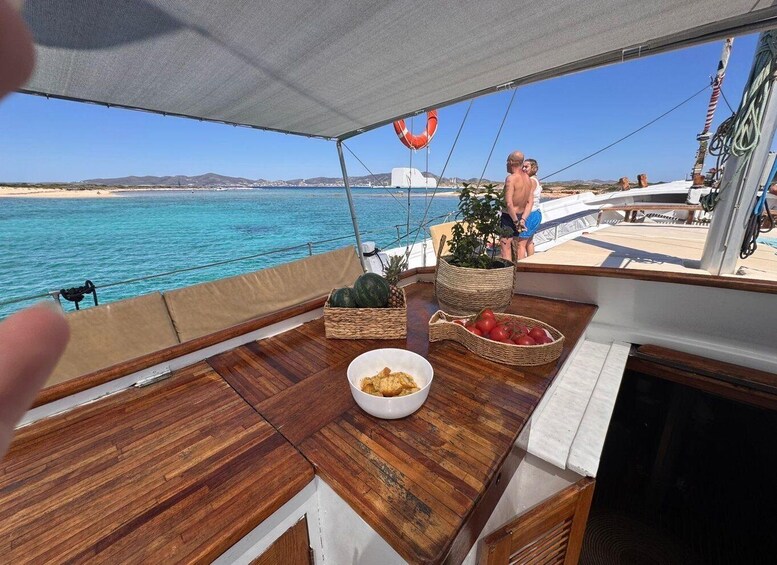 Picture 10 for Activity Paros: Antiparos & Blue Lagoon Kaiki Cruise + BBQ & Drinks 4