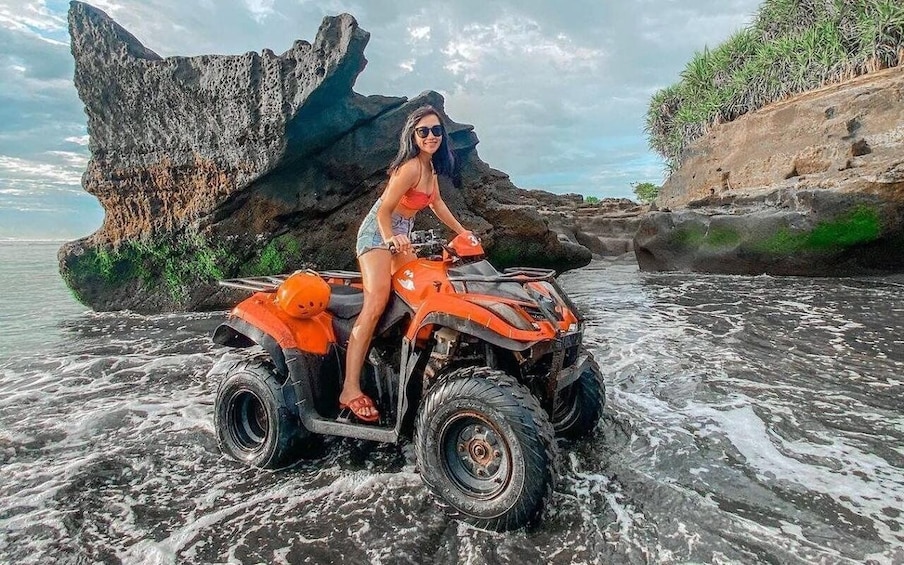 Picture 17 for Activity Bali: ATV Quad Ride, Black Sand Beach With Lunch or Dinner 3