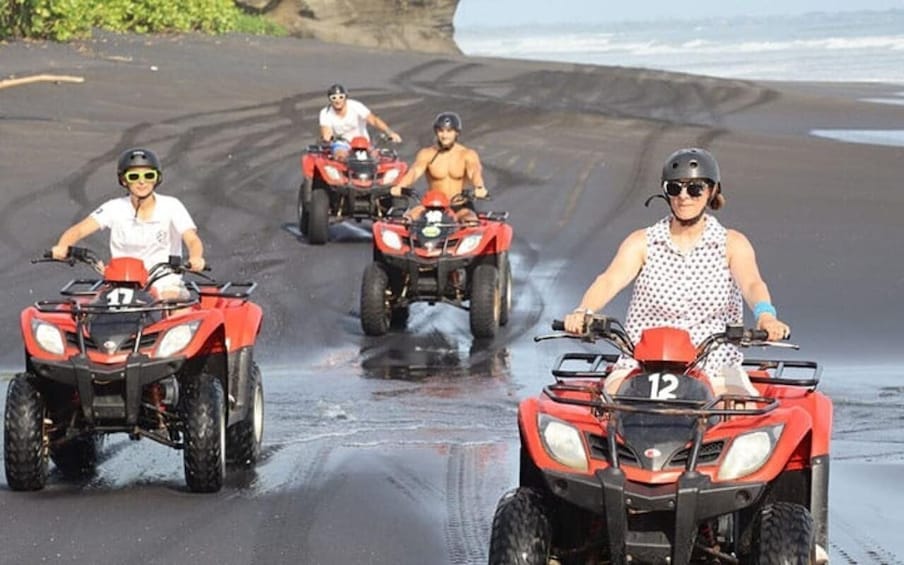 Bali: ATV Quad Ride, Black Sand Beach With Lunch or Dinner 2