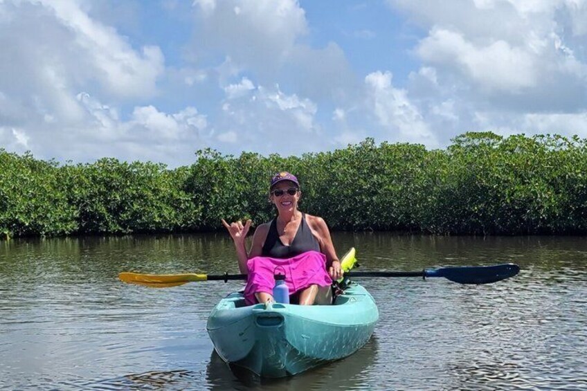 Hopkins Eco Kayaking Adventure Freshwater Creek Lagoon 3