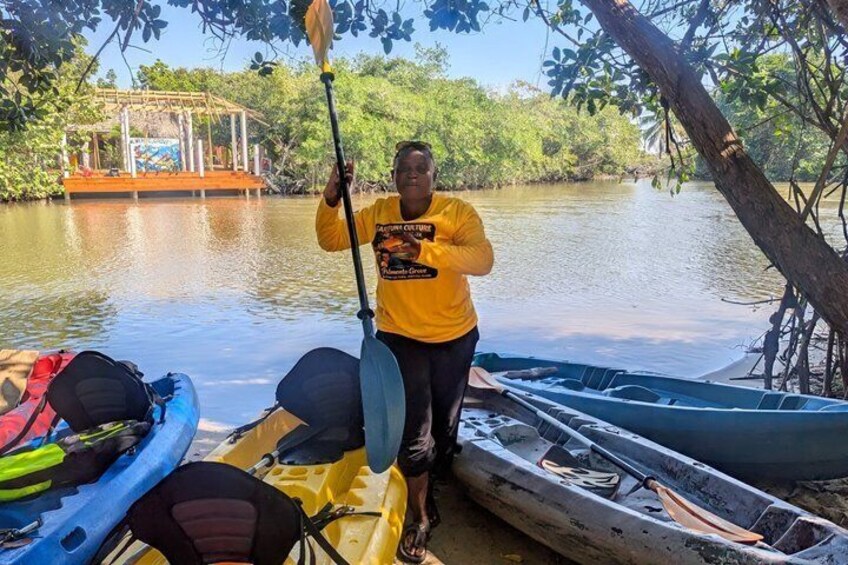 Hopkins Eco Kayaking Adventure Freshwater Creek Lagoon 4