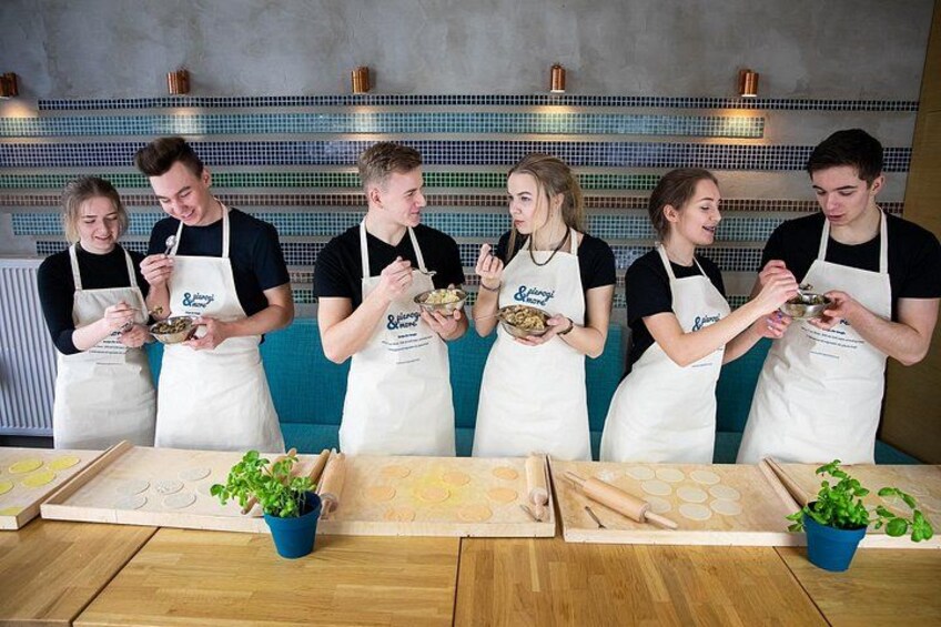 Warsaw's No 1 cooking class-Polish dumplings with liqueur tasting 3