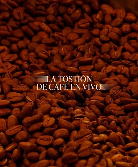 A close-up of roasted coffee beans. 3