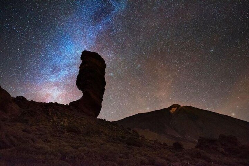 Cinched Rock and Milky Way 1