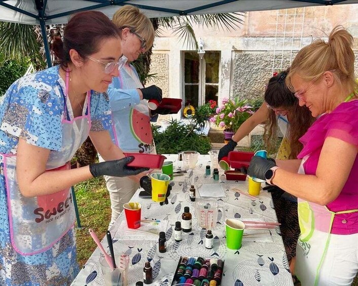 Picture 2 for Activity Dubrovnik: Soap-Making Workshop in a Charming Garden 2