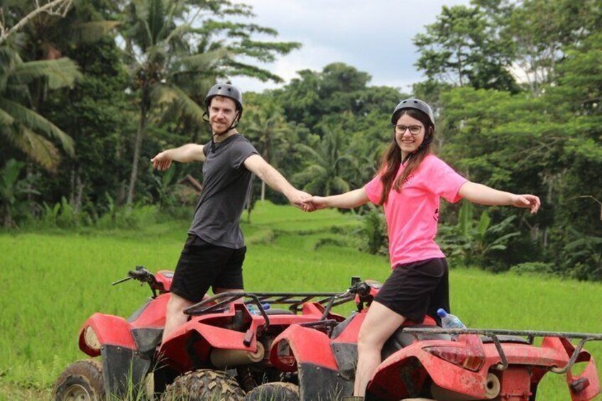 Ubud ATV Quad Bike Tour with Optional Rafting and Waterfall 4
