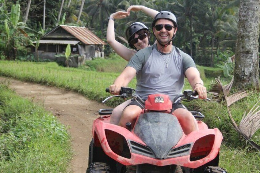 Ubud ATV Quad Bike Tour with Optional Rafting and Waterfall 5