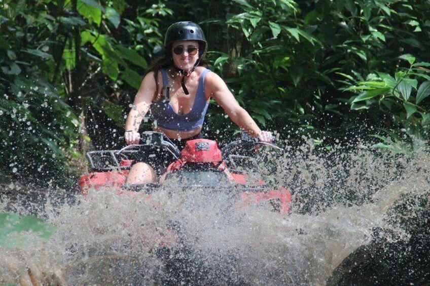 Ubud ATV Quad Bike Tour with Optional Rafting and Waterfall 1